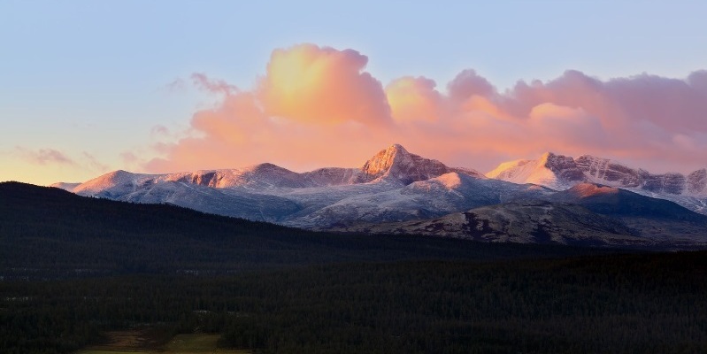 Nydelig utsikt over Rondane