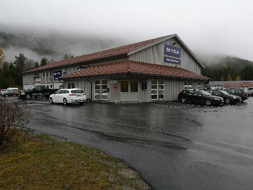 Fasadebilde Åmli Bilverksted, ditt MECA bilverksted i Åmli