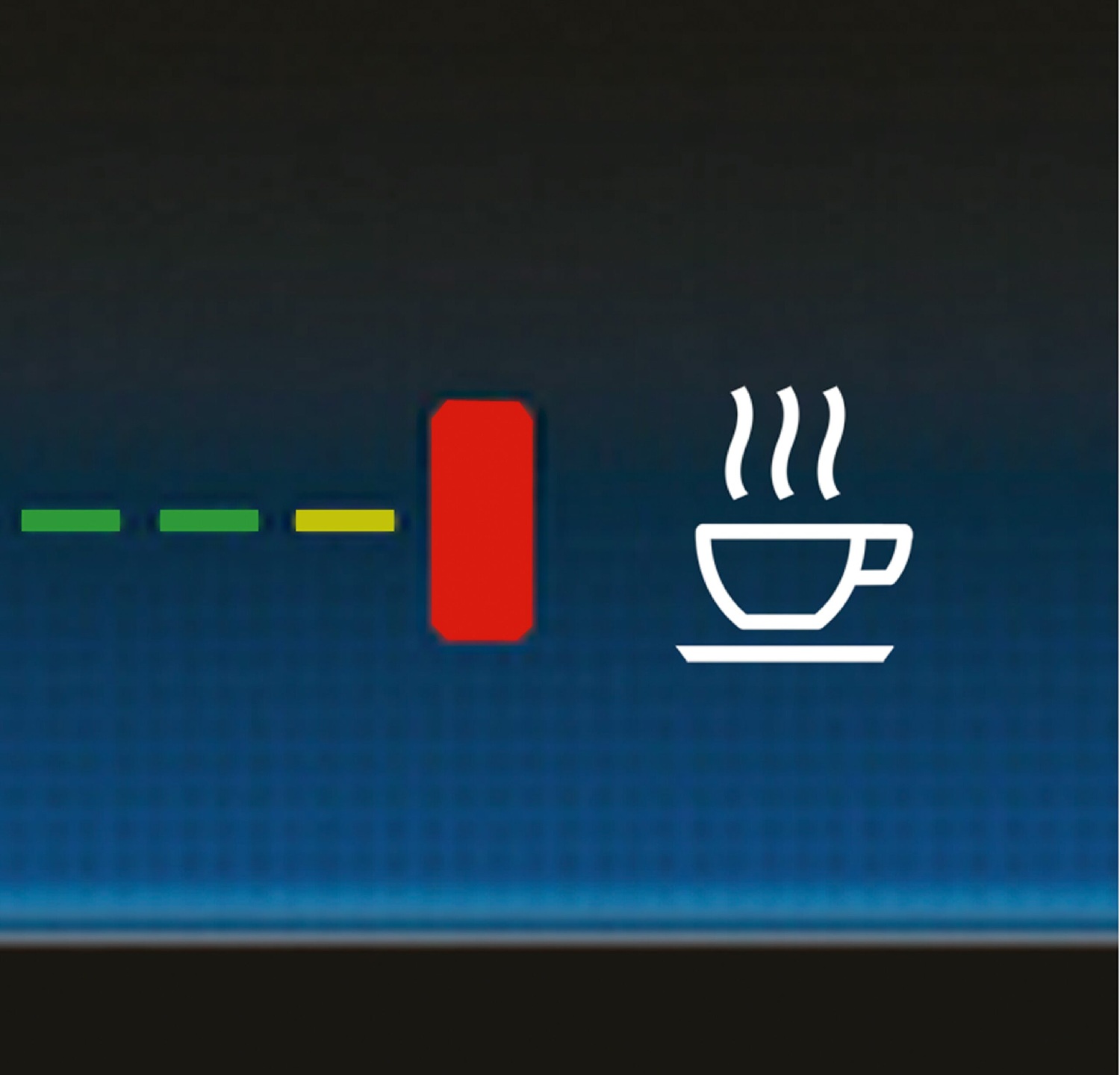 Ikon av tretthetsvarsling  på bilen