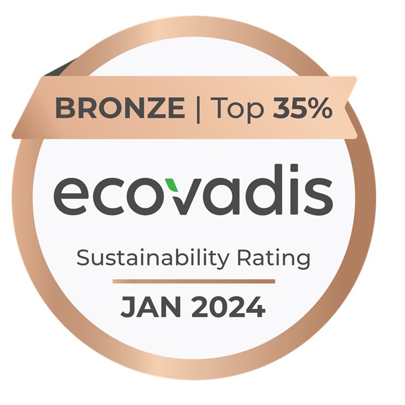 Label for EcoVadis award