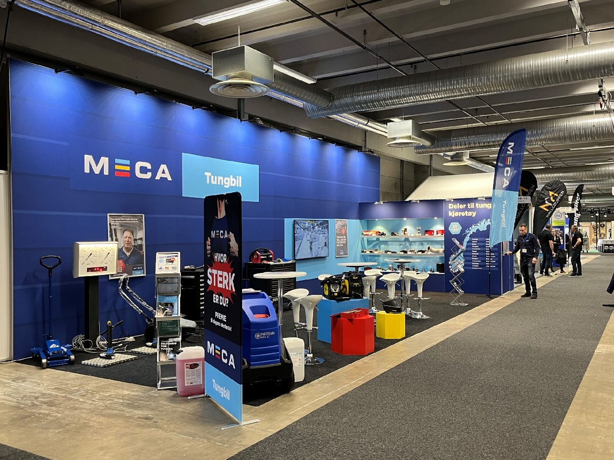 MECA Tungbil's stand på Vei og anlegg