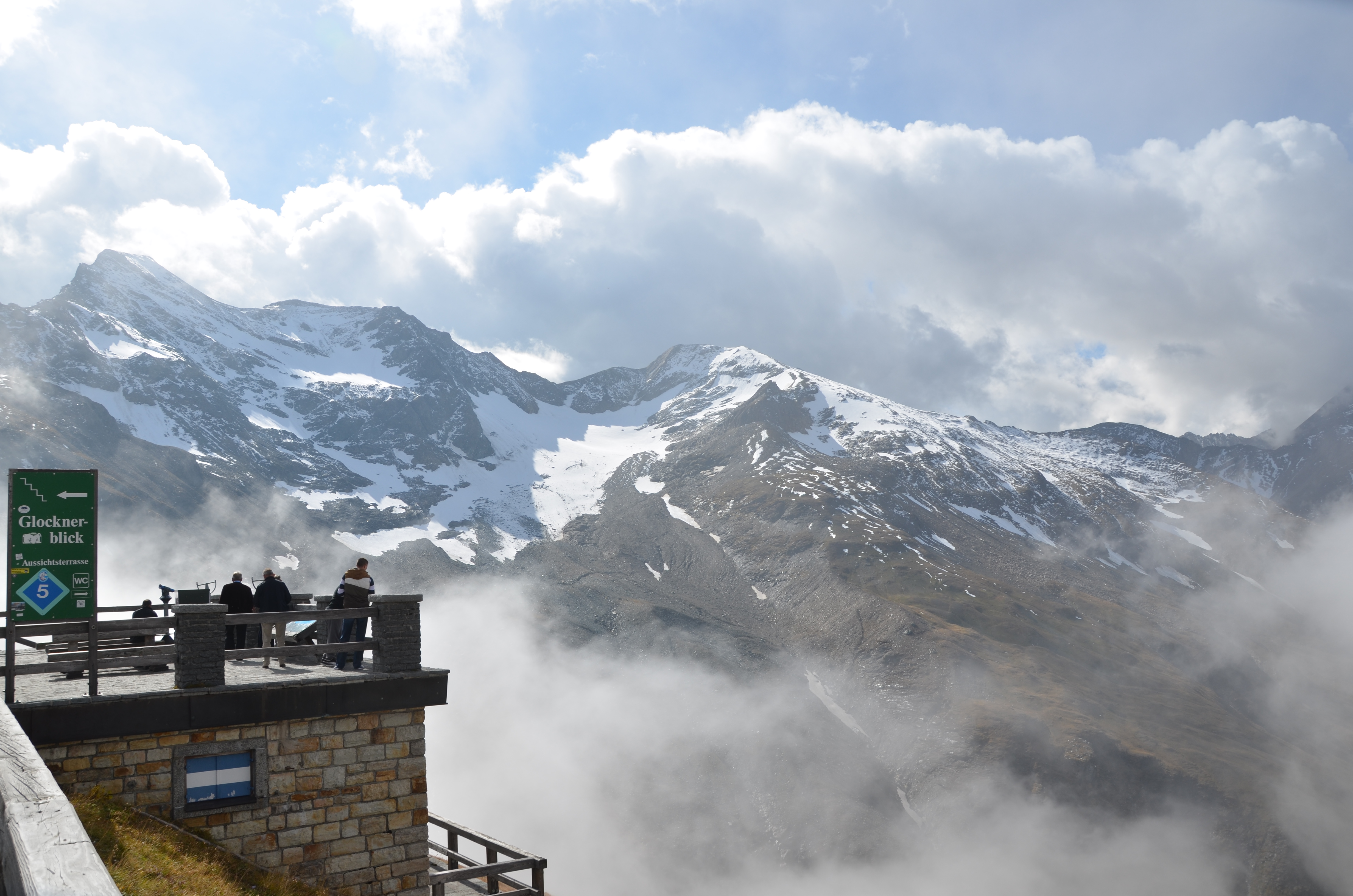 I Grossglockner, kan du nyte utsikten