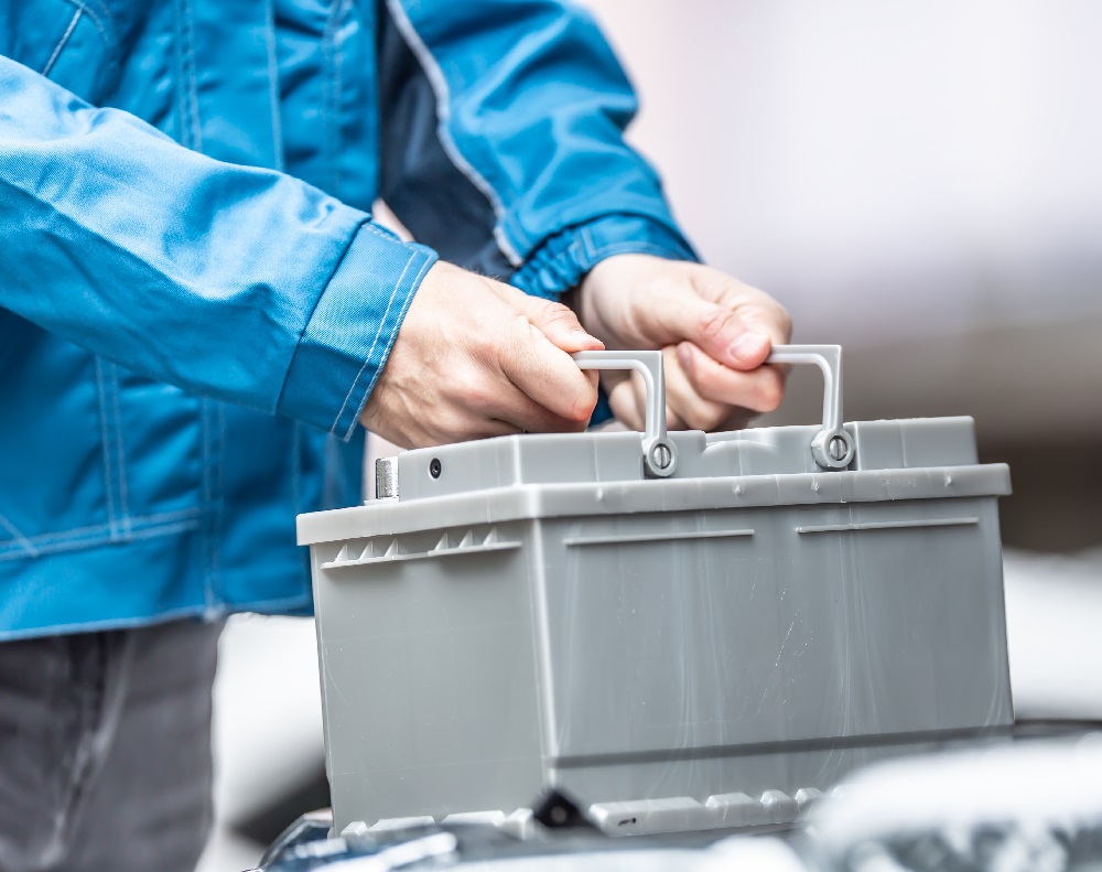 Mekoaniker Skifter bilbatteri