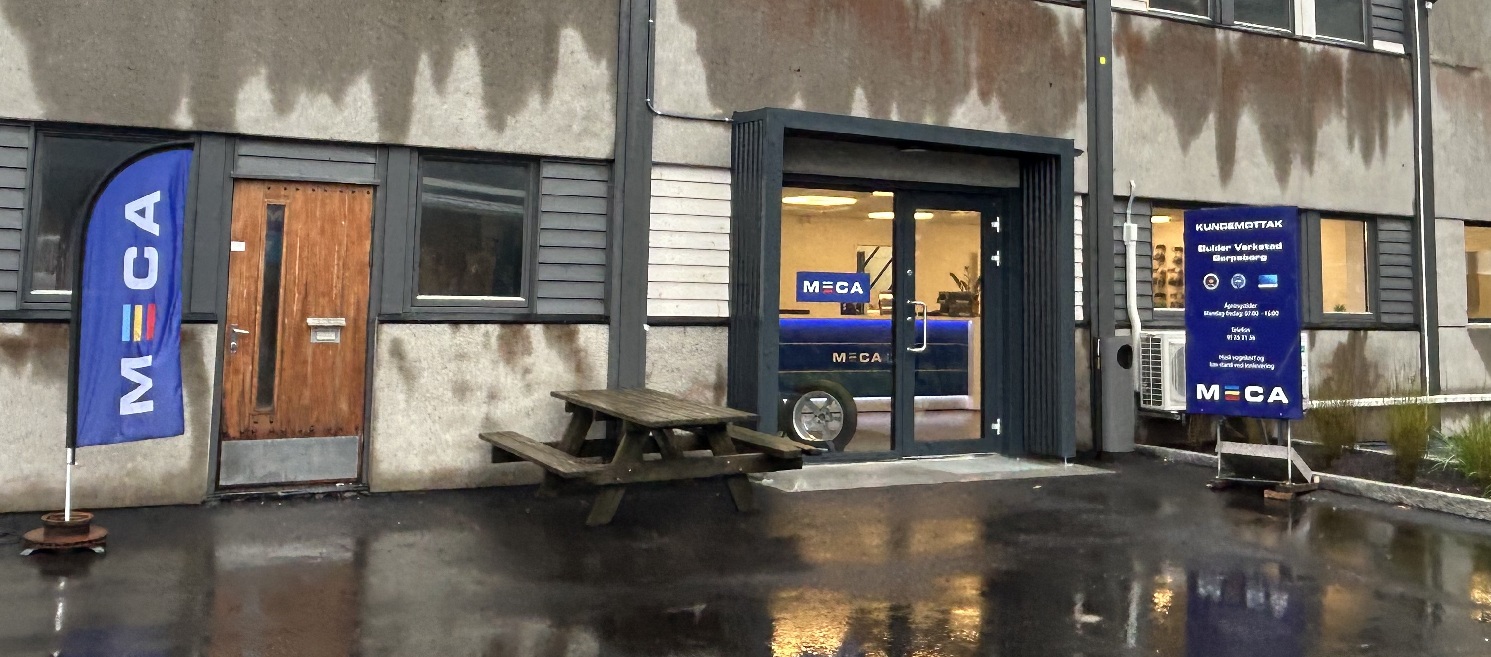 Inngangsparti til Bulder verksted Sarpsborg (MECA)