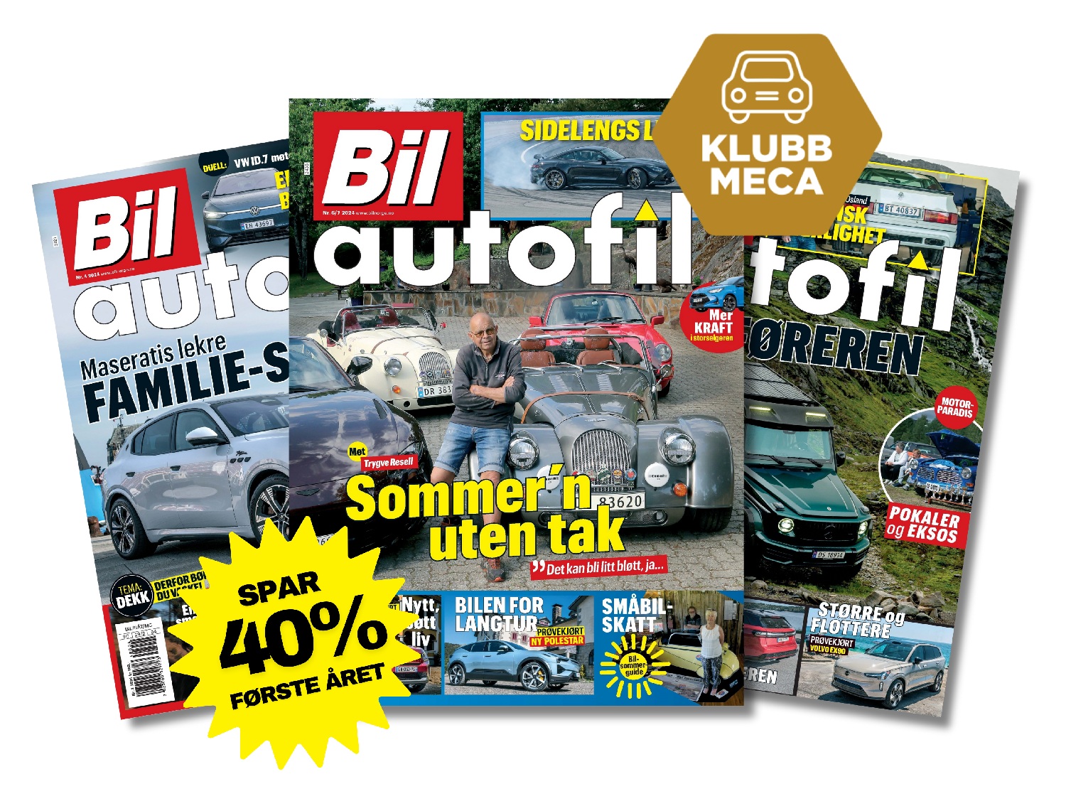 Bilde av 3 BilAutofil blader